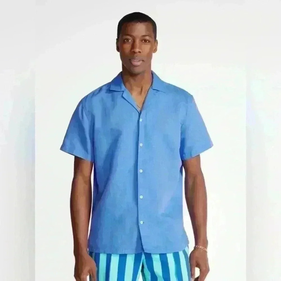 Chubbies the big blue linen sunday shirt Size M - Picture 1 of 7